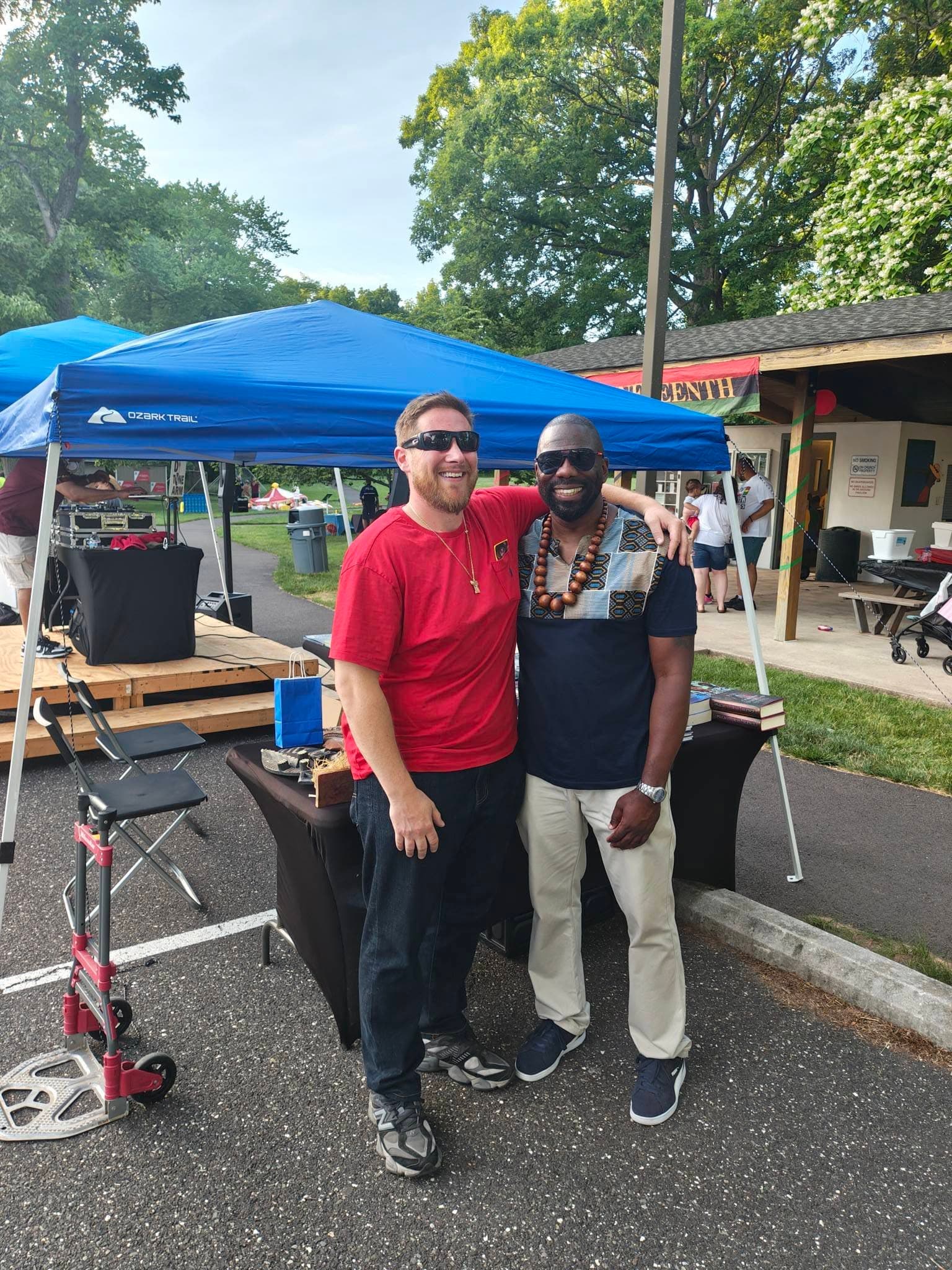 Yanni Lambros on the campaign trail